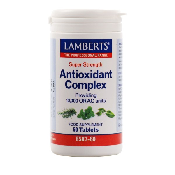 Lamberts Antioxidant Complex 60tabs Συνδυασμός Φυτικών Αντιοξειδωτικών 60 Ταμπλέτες
